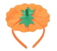 Vaguelly Halloween Cosplay Pumpkin Hair Clasp Party Headwear For Performance Accessory