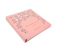 Vaguelly Herbario Cuaderno de Papel Rosa para Plantas Secas 25 Páginas, Álbum Multifuncional que Previene el Deterioro Adecuado para Muestras de Plantas y Flores