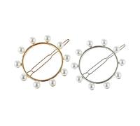 Vaguelly Horquillas Perlas Pinzas Para El Cabello Diseño De Corazón Accesorios Para Damas