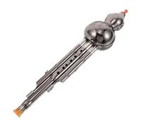 Vaguelly Hulusi de Calabaza C Tono para Principiantes Instrumento Chino de Viento con Chapado Plata Tres Tonos para Práctica Estudiantil y Actuaciones Profesionales