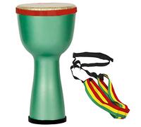 Vaguelly Instrumento De Percusión Africano Para Niño Niña Tambor Djembe Para Fiestas y Festivales De Música Fabricado Materiales De Aro Para Improvisación y Círculos De Tambores