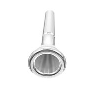 Vaguelly Instrumento Musical Bocina Boca Latón Bañado en Plata Fácil de Limpiar