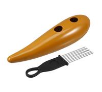 Vaguelly Instrumento Raspador Juguete Musical Para Pequenos Color Cafe Material Plastico Para Clases De y Actividades De Grupo Instrumento De Percusion Con Sonidos Claros y Juguete