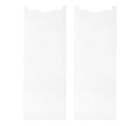 Vaguelly Juego 2 Espaciadores de Pared Acrílico Transparente Ajustables para Sofá y Cama, Tope de Muebles Protector contra Incendios, Relleno para Huecos, Evita Daños en Pared y Riesgos