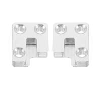 Vaguelly Juego de 1 Par de Ganchos de Acero para Piano Vertical, Kit de Herrajes con Cierre Suave y Sistema de Caída Lenta para Tapa, Accesorios de Reparación y Restauración de Herraje