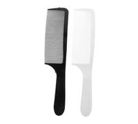Vaguelly Juego De 2 Peines De Corte De Pelo Para Hombre Cortadora De Pelo Peine De Peine De Decoloración Tijeras Para El Cabello Recortadora Cepillo Para Rizos Peine Curvo
