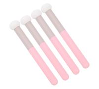 Vaguelly Juego De 4 Esponjas De Maquillaje Correctoras Pequeñas Con Cabeza De Hongo, Multifuncionales, Secas y Húmedas, Para Base y Difuminar, Aplicadores Portátiles Para Rostro y Viajes