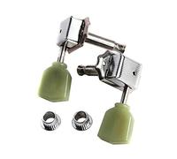 Vaguelly Juego de Clavijas de Afinación de Guitarra 6 Piezas 3l3r Afinadores de Repuesto para Guitarra Eléctrica Clavijas para Cuerdas de Accesorio Dorado para de Acero