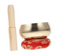 Vaguelly Juego de Cuencos Cantores de Cobre Ligero y Terapéutico para Decoración Hogar y Yoga, con Diseño Simple Adecuado para Meditación y Relajación en Casa Color Aleatorio