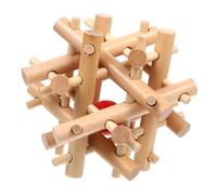 Vaguelly Juguetes de Desarrollo Intelectual Bandeja de Juego Juegos interactivos The Learning Game Puzzles puzlez Rompecabezas de Madera con Bola en el Interior Juego Mental de Juguete