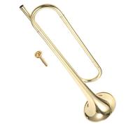 Vaguelly Juventud Útil Instrumento De Trompeta Para Principiantes Juguete De Trompeta Para Niños Juguetes Musicales Para Niños Divertido Juguete De Saxofón Juguete Educativo Latón Golden