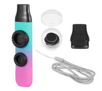 Vaguelly Kazoo de Doble Agujero para Ukulele y Guitarra Tono Ajustable, Plástico Resistente y Fácil de Tocar Iniciación Musical