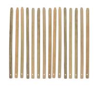 Vaguelly Kit de 15 Varillas Abanico de Bambú para DIY Mango de Abanico de Práctica, Adecuado para Manualidades y Entusiastas del Arte Hecho a Mano