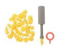 Vaguelly Kit de Herramientas de cartón de 32 Piezas: Juguetes de cartón Seguros para niños y niñas. Set de Manualidades Stem para proyectos creativos y de construcción.