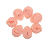 Vaguelly Kit de Práctica Piercing Silicona Realista Modelo de Partes del Cuerpo Suave y Detallado para Entrenamiento Profesional Incluye Oreja Nariz Boca Lengua y Ligero y Duradero
