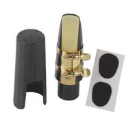 Vaguelly Kit de Saxofón Tenor Boquilla Abs, Protector de Dientes y Diseño Creativo, Accesorios Esenciales Mejor Precisión Tonal en Música Color Aleatorio