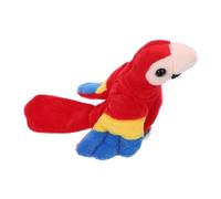 Vaguelly Marioneta De Dedo Loro Felpa para Niños Mini Tamaño Juguete Interactivo Educativo Narración Historias Desarrollo Lenguaje para Hogar Escuela