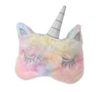 Vaguelly Máscara de Ojos Unicornio y para Dormir Antifaz de Luz para Niñas y Mujeres Diseño Colorido y Ligero para Descanso Reparador