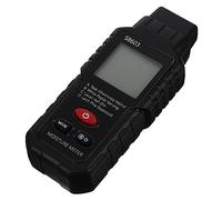 Vaguelly Medidor de Humedad Digital Portátil sin Pin para Madera y Papel Pantalla Lcd Retroiluminada, Plástico Resistente, Medidor para Pared y Construcción, Herramienta de Medición