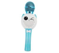 Vaguelly Micrófono Karaoke Infantil Azul Batería de 1000mah, Juguete Musical de Abs Fácil de Agarrar para Niños, Adecuado para Cantar y Jugar en Casa