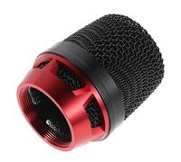 Vaguelly Microphone Metal Head Replacement Grill Mesh Cover Reduces Wind Noise Enhances Audio Quality Compatible With Wireless Handheld Mics Easy Installation For Singers Streamers