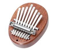 Vaguelly Mini Piano de Pulgar Kalimba de Madera 8 Teclas, Instrumento Portátil Fácil de Operar Tono Claro para Tocar en Cualquier Lugar