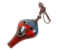 Vaguelly Ocarina De 6 Agujeros Los Practican Ocarina Principiante Práctica Ocarina Cerámica De 6 Agujeros Ocarina En Do Alto De 6 Agujeros Ocarina De Modelado Retro Porcelana Blanca