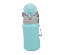 Vaguelly Orinal Portátil para Coche para Niños Varones, Orinal de Viaje Tapa, Plástico Seguro, Color Verde Claro, Adecuado para Entrenamiento Infantil y Viajes, Compacto y Fácil de Limpiar