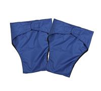 Vaguelly Pañales Reutilizables para Adultos, 2 Piezas, Impermeables y Ajustables, de Fibra de Tela Azul, para Personas Mayores en Silla de Ruedas Estilo Aleatorio