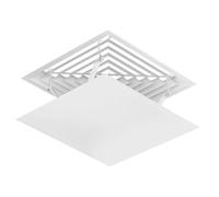 Vaguelly Parabrisas Del Aire Acondicionado Central Cuadrado Deflector De Aire Para Ventilaciones De Techo Deflector De Salida De Acondicionado Para Uso Dormitorio