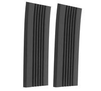 Vaguelly Parche Antideslizante para Pedal de Batería, Kit de Almohadillas para Pedal Simple y Doble Bombo, Accesorio de Silicona Resistente para Soporte de Batería, Negro Rayado, Uso