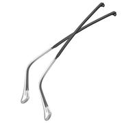 Vaguelly Patillas de Gafas de Metal Resistentes para Reemplazo Brazos Recambio Cómodos y Duraderos Accesorios para Gafas de Sol Lectura y Miopía Diseño Ligero y Antigolpes de Gris