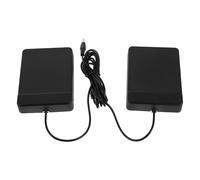 Vaguelly Pedal de Bombo Doble Enrollable para Batería Electrónica con Conector 3,5 Mm, Pedal Compacto de Percusión para Músicos Principiantes, Accesorios para Batería Eléctrica, Uso