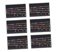 Vaguelly Pegatinas De Escala Para Ukelele 23-26 Pulgadas, 6 Hojas Prácticas Para Diapasón, Accesorios Esenciales Para Principiantes y Aprendizaje Fácil Del Ukelele