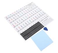 Vaguelly Pegatinas De Teclado 88 Teclas Moderno y Fácil De Usar Accesorios De Piano