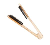 Vaguelly Peine Alisador Manual Para Cabello De Mujer Doble Cara Dorado Compacto Diseño v Para Peinados Fáciles y Uso Profesional Portátil