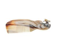 Vaguelly Peine De Cuerno De Yak Hecho Mano Para Peine De Pelo Liso De Masaje Para Mujeres Para Uso Diario El Hogar