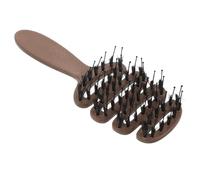 Vaguelly Peine De Cuidado Del Cabello De Cerdas Palo De Pelo En Forma De u Cepillo De Pelo Para Cepillo Para Cabello Rizado Cepillo Para Alisar El Cabello El Plastico Light Brown
