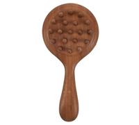 Vaguelly Peine Masajeador de Madera para Mujer Peine Doble Función con Diseño Flexible Cuidado del Cabelludo Masaje Meridiano para Cabello Uso Doméstico