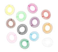 Vaguelly Peines Circulares para Peluca 12 Piezas Flexibles Dientes Resistentes Multiusos para Extensiones y Fijación de Cabello Uso Profesional y Personal Colores Color Aleatorio