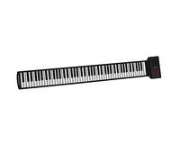 Vaguelly Piano Plegable Eléctrico Portátil De Teclas Piano Recargable y Roll-up Para Principiantes Soporte Midi y Funciones De Grabación Para Música y Desarrollo De Habilidades