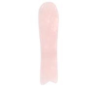 Vaguelly piedra herramienta guasha herramienta x masajeador de masaje facial para raspar la cara facial Gua Sha piedra guasha de cuarzo panel Pink