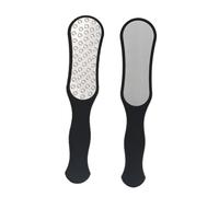 Vaguelly Pies de Acero Inoxidable Doble Cara Herramienta de Pedicura para Eliminar Callos y Durezas Exfoliador para Seca y Áspera Profesional y Doméstico Color Negro