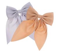 Vaguelly Pinzas Cabello Lazos Grandes Para Niñas 2 Unidades Accesorio Ligero Diseño De Lazo Adecuado Para Fiestas Infantiles y Uso Diario