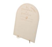 Vaguelly Placa Conmemorativa Madera Marco De Fotos Mes Para Anunciar El Embarazo Para Shower y Revelación Recuerdo De Crecimiento El Cuarto De Abuelos