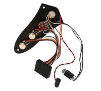 Vaguelly Placa de Circuito de Guitarra Eléctrica Jb Ge121 Negra Mate | Circuito Prefabricado, Arnés Directo Eléctrico, Metal y Plástico, Uso en Conciertos y Alto Desgaste