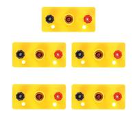 Vaguelly Portalámparas para Experimentos de Física 5 Unidades Casquillo de Material Plástico Herramientas Experimentales para Educación Eléctrica