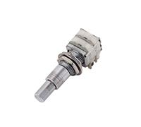 Vaguelly Potenciómetro Concéntrico B50k Guitarra, Plateada, Potenciómetro De Dos Ollas Fijador, Control De Tono y Volumen Preciso Para Instrumentos Eléctricos