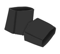 Vaguelly Protector Antideslizante para Patas de Escalera 2x4 Cm, Almohadilla de Goma Negra Plegable, Juego de 2 Piezas, Accesorio para Escalera Doméstica, Resistente y Estable, Adecuado