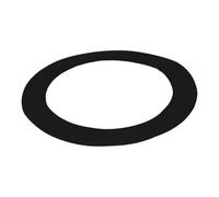 Vaguelly Protector Aro para Bombo Bajo Anillo de Refuerzo para Agujero de Piel Protector Negro Resistente y Compatible con Instrumentos de Percusión